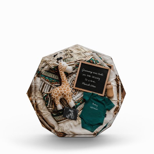 ボホヴィンテージおもしろい妊娠の発表 フォトブロック (正面)