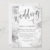 ボホヴィンテージガーデン&バタフライ結婚ズ 招待状 (正面)