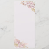 ボホヴィンテージティーパーティー メニュー (裏面)