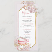 ボホヴィンテージティーパーティー メニュー (正面/裏面)