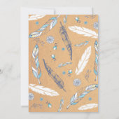 ボホヴィンテージドリームカザーブライダルシャワー 招待状 (裏面)