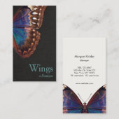 ボホヴィンテージバタフライウィング自然 名刺 (正面/裏面)