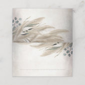 ボホヴィンテージパンパスグラス結婚ズ プレイスカード (外部開封)