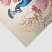 ボホヴィンテージビクトリアンデコップピーコック 薄葉紙 (詳細)