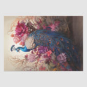 ボホヴィンテージビクトリアンデコップピーコック 薄葉紙 (正面)