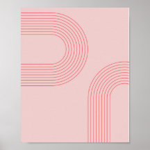 ボホヴィンテージピンクと赤レインボーアーチ5