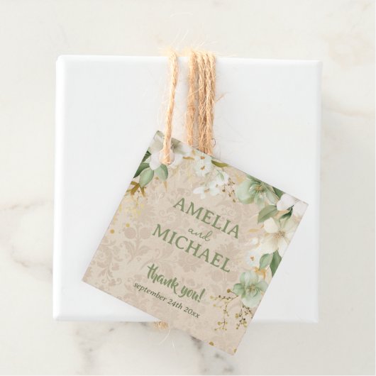 ボホヴィンテージフローラボタニッ結婚クス フェイバータグ (インサイチュ)