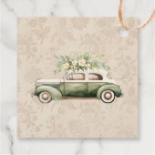 ボホヴィンテージフローラボタニッ結婚クス フェイバータグ (裏面)