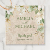 ボホヴィンテージフローラボタニッ結婚クス フェイバータグ (正面)