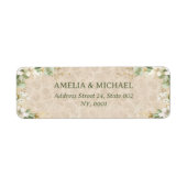 ボホヴィンテージフローラボタニッ結婚クス ラベル (正面)