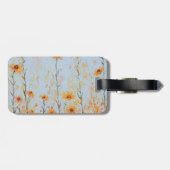 ボホヴィンテージブルーワイルドフラワー ラゲッジタグ (裏面横)