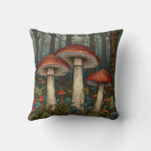 ボホヴィンテージマッシュルーム樹林林 クッション (裏面)