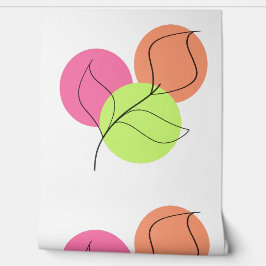 ボホヴィンテージレトロ葉抽象芸術 壁紙