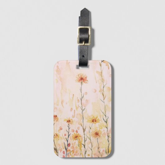 ボホヴィンテージ野草 ラゲッジタグ (正面縦)