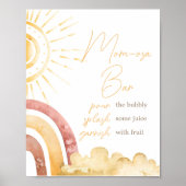 ボホーここ来に息子の赤ん坊シャワー母オサバー ポスター (正面)