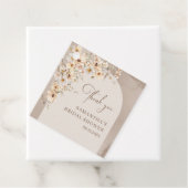 ボホーアーチサマーワイルドフラワー素朴なブライダルシャワー フェイバータグ (インサイチュ)