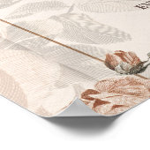 ボホーアーチテラコッタバラセージ非詰め込み式 ポスター (角)