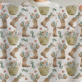 ボホーウェスタンフローラシェルパブランケット シェルパブランケット