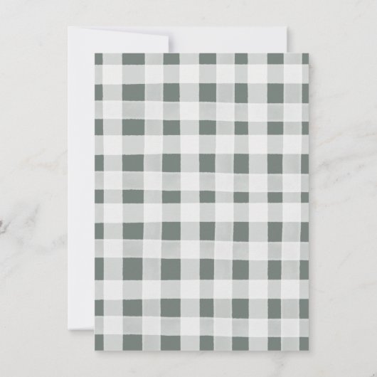 ボホーウッドランドボンドファイアパンプキンファースト誕生日 招待状 (裏面)