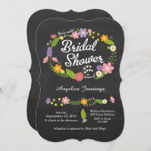 ボホーウッドランドリースオンチャックボ結婚ードズ 招待状 (正面/裏面)