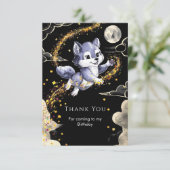 ボホーウルフ誕生日 サンキューカード (スタンド正面)
