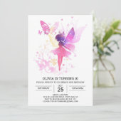 ボホーエンchanted Fairy バースデーセレブレーション 招待状 (スタンド正面)