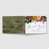 ボホーオータム結婚フローラ ゲストブック (全面)