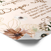 ボホーカボチャが途中おむつラッフル ポスター (角)