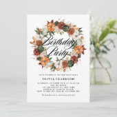 ボホーカンプキンスリース秋の誕生日パーティー 招待状 (スタンド正面)