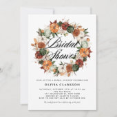 ボホーカンプキンズリース秋ブライダルシャワー 招待状 (正面)