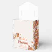 ボホーグルーヴィフローラベビーイン開花ベビーシャワー フェイバーボックス (オープン)
