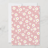 ボホーグルーヴィワイルドフラワーベビーシャワー招待状 招待状 (裏面)