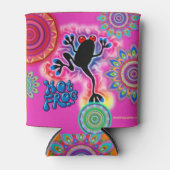 ボホーサイケデリックガエルはケレを冷やす 缶クーラー (正面)