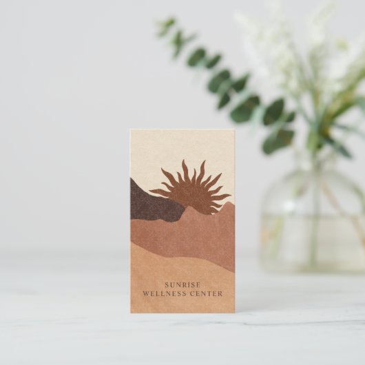 ボホーサンライズウェルネスセンタースパアポイントメントと 名刺 (スタンド正面)