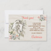 ボホース誕生日パーティーありがとうございます 招待状 (正面)