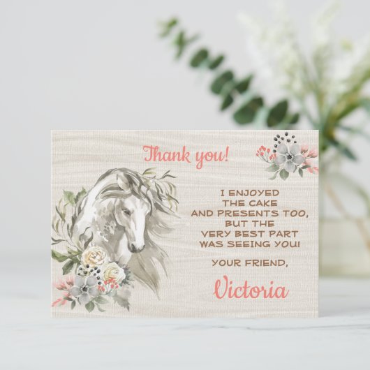 ボホース誕生日パーティーありがとうございます 招待状 (スタンド正面)