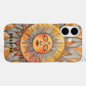 ボホーゼン呼吸リマインダー変更可能な文字穏やかな日 Case-Mate iPhoneケース (裏面 (横))