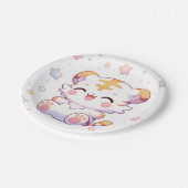 ボホータイガー赤ちゃんシャワー ペーパープレート (アングル)