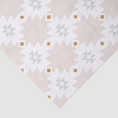 ボホーチックトアステカライバルタンアンドグリーンパターン 薄葉紙 (詳細)