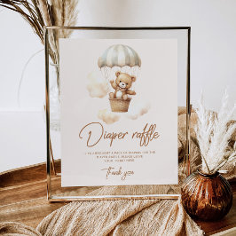 ボホーテディベアおむつラッフル ポスター