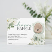 ボホーテディベアバービー待ちベビーおむつラッフル エンクロージャーカード (スタンド正面)