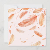 ボホーテントガーデン結婚フローラ 招待状 (裏面)