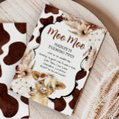 ボホーハイランドカウー誕生日ファーム 招待状