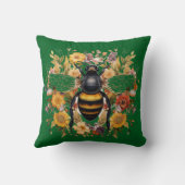 ボホービー&ワイルドフラワーズ – クッション (裏面)