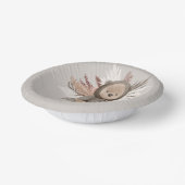 ボホーベアベビーシャワー紙ボウル ペーパーボウル (傾斜あり)