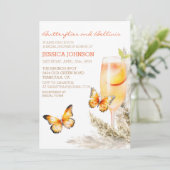 ボホーベリーニ&蝶ブライダルシャワー 招待状 (スタンド正面)