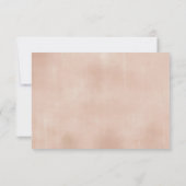 ボホーベージュフローラムーンベビーシャワーサンキューカード サンキューカード (裏面)