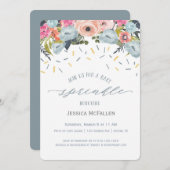 ボホーボーイスプレッルベビーシャワー招待状 招待状 (正面/裏面)