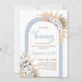 ボホーボーイバニーベビーシャワー招待状 招待状 (正面)