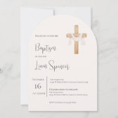 ボホーボーイバプテスマ招待状 招待状 (正面)